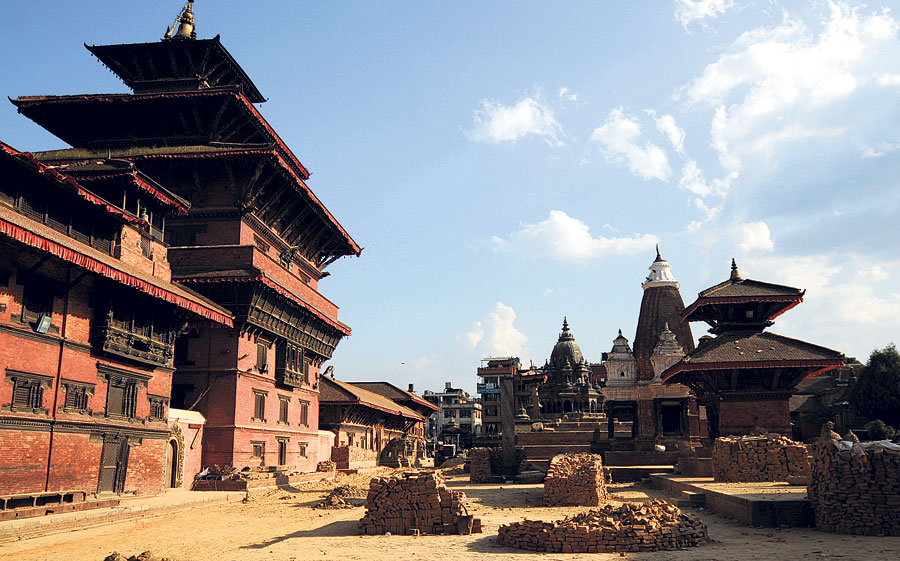 Reconstruction task of Patan Museum begins
